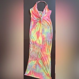 Fashion Nova Tie Dye Maxi Dress